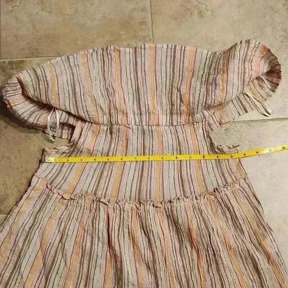 Lucky Brand Striped Off Shoulder Top - Picture 4 of 9